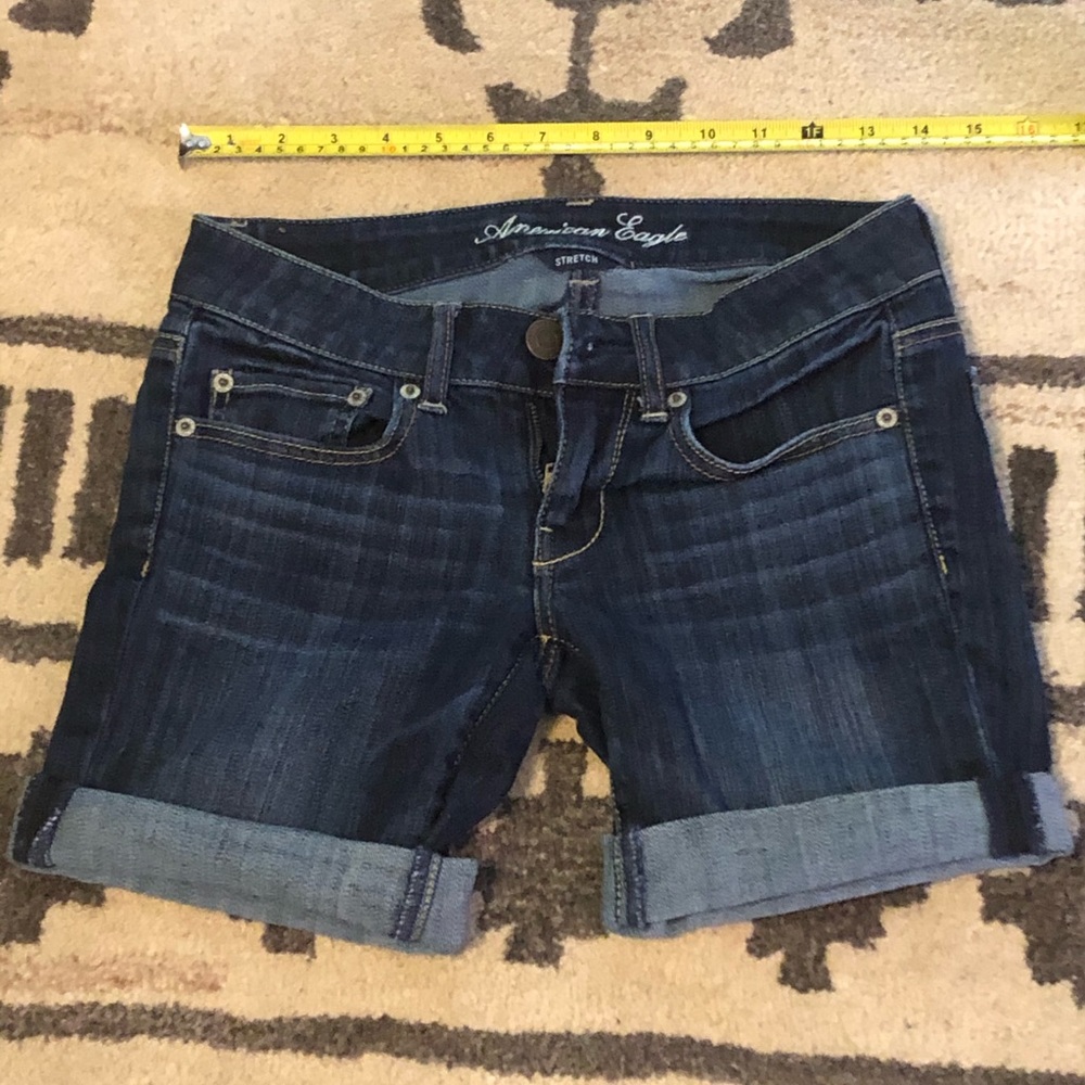 American Eagle Dark Wash Shorts
